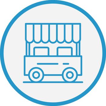 Food Stall Sharp Edge Visual Form vector