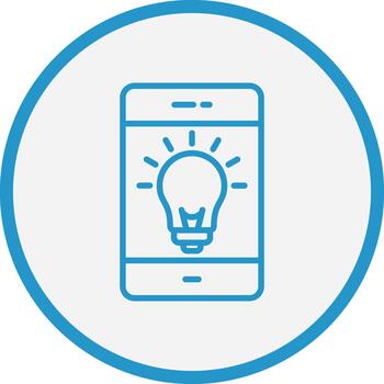 Idea Minimal UI Element Icon vector