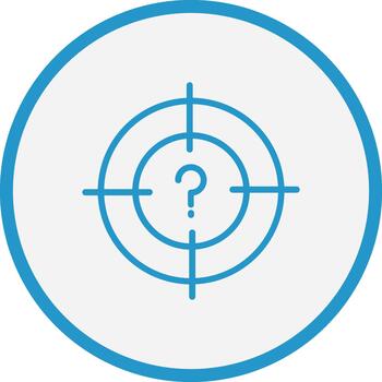 Question Sleek Visual Mark Shape vector