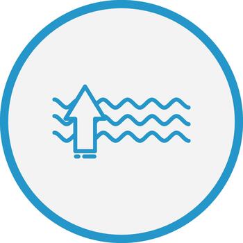Tide Custom Line Element Symbol vector