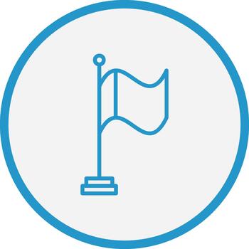 Flag Minimal UI Element Icon vector