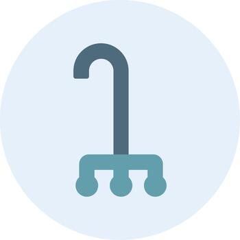 Walking Stick Interactive UI Design Symbol vector