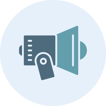 Spotlight Minimal UI Element Icon vector