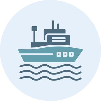 Ship Custom Line Element Symbol vector