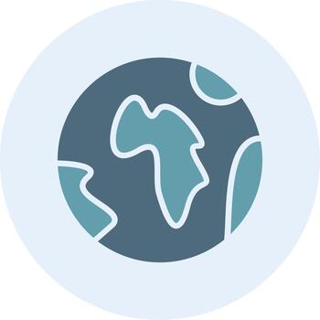 Planet Minimal UI Element Icon vector