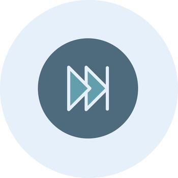 rápido adelante personalizado línea elemento símbolo vector