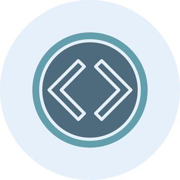 Left And Right Arrow Clean Sketch Form Style vector