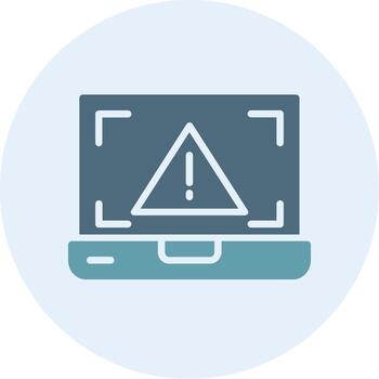 Error Abstract UI Visual Element vector