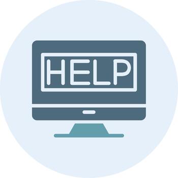 Help Minimal Art Object Form vector