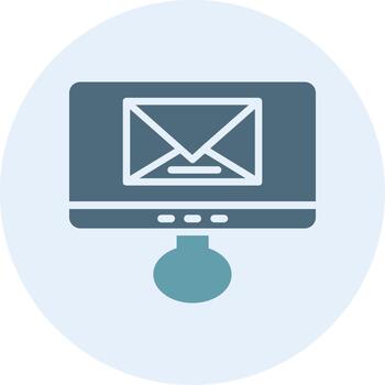 Email Custom Line Element Symbol vector