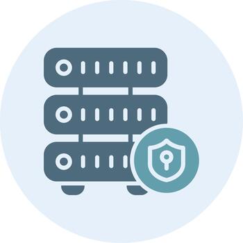datos seguridad 3d prestados símbolo gráfico vector