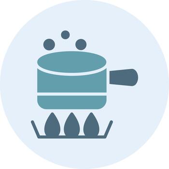 Boiling Minimal UI Element Icon vector