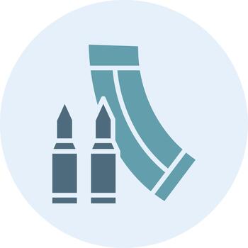 Ammunition Wireframe App Design Element vector