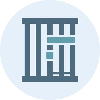 Prison Wireframe App Design Element vector