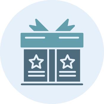 Gift Box Sharp Edge Visual Form vector