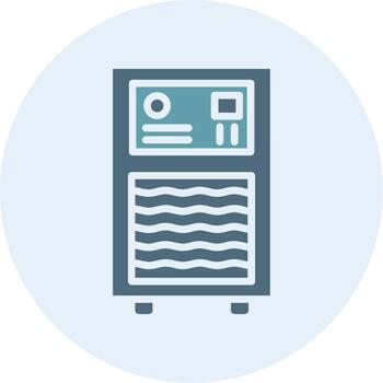 Heater Gradient Style Element Art vector