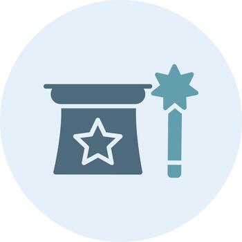 Magic Trick Interactive UI Design Symbol vector