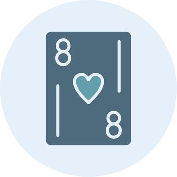 Playing Card Abstract UI Visual Element vector
