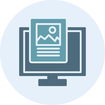 frente final mínimo gráfico visual icono vector