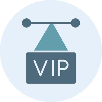Vip UX Focused Shape Element vector