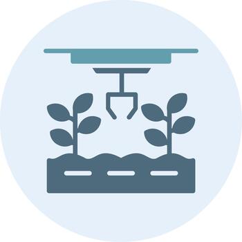 Smart Farm Minimal UI Element Icon vector