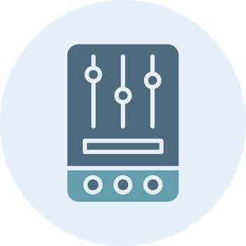 Rgb light Control Minimal Art Object Form vector