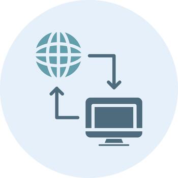 Exchange Interactive UI Design Symbol vector