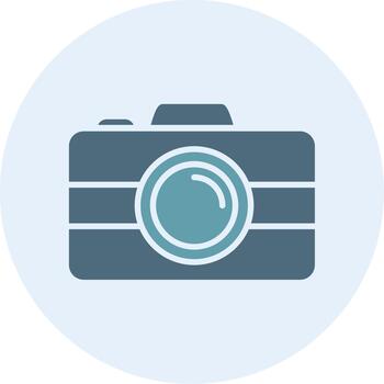 cámara resumido marco objeto icono vector