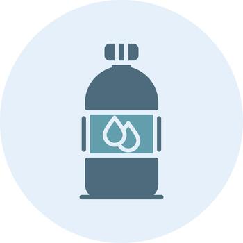 Water Bottle Sharp Edge Visual Form vector