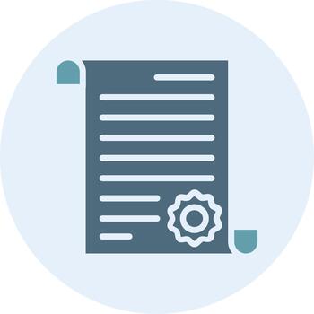 Scroll Color Stroke Symbol Mark vector