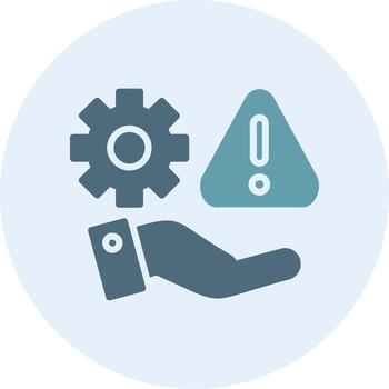 riesgo administración monótono bosquejo diseño gráfico vector