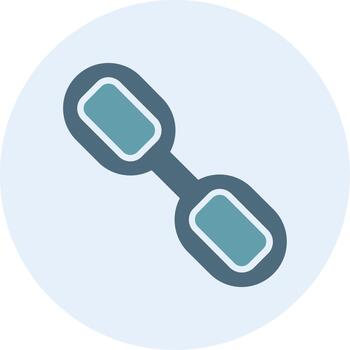 Chained User Interface Mark Symbol vector