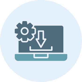 Install Sleek Visual Mark Shape vector