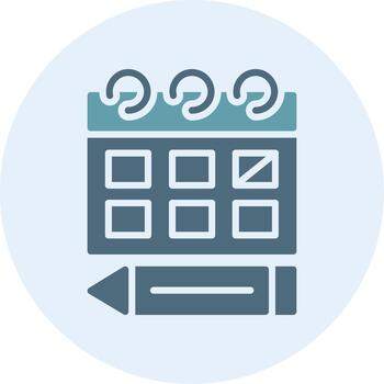 Schedule Smooth App Visual Graphic vector