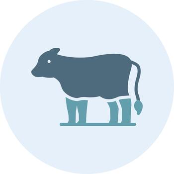Cow Web-Based Design Element Icon vector