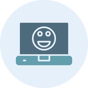 Happy Modern Tech Object Graphic vector