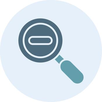 Zoom Out Subtle UI Graphic Element vector