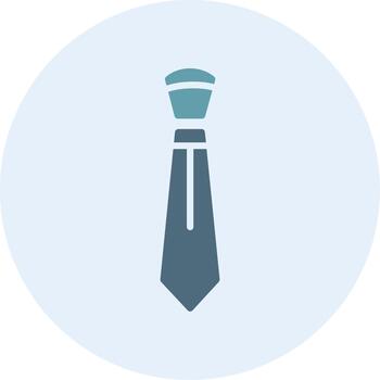 Tie Outlined Frame Object Icon vector