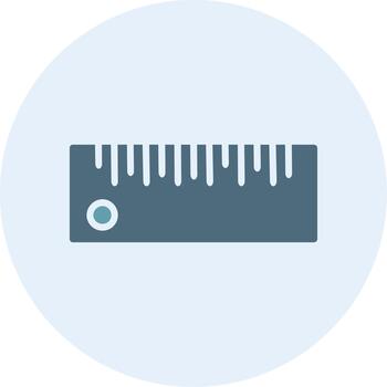 Ruler Gradient Style Element Art vector