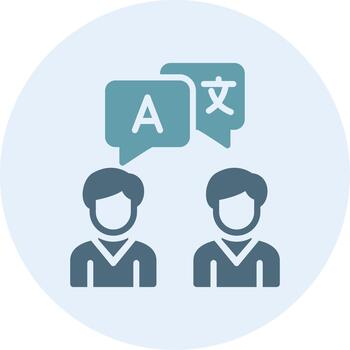 Language Custom Line Element Symbol vector