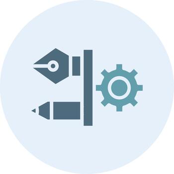 Graphic Tool Minimal UI Element Icon vector