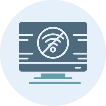No Wifi Clean Digital Design Element vector