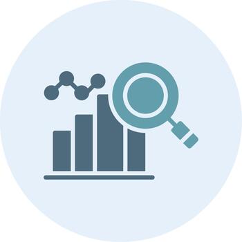 Data Analysis Subtle UI Graphic Element vector