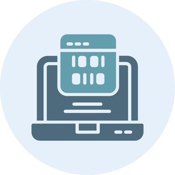 Coding App Focused Design Graphic vector