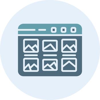 Gallery Modern Tech Object Graphic vector