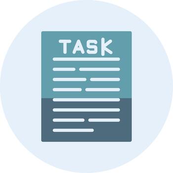Task Vivid App Element Icon vector