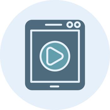 tableta interactivo símbolo elemento vector