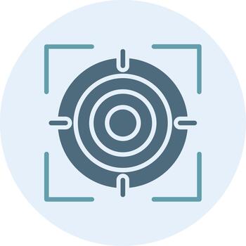 Target Soft Outline Graphic Form vector