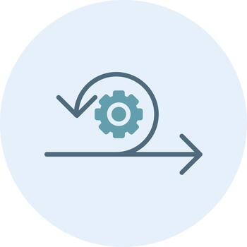 Agile Neon UI Symbol Mark vector