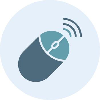 Computer Mouse Clean Frame Object Design vector